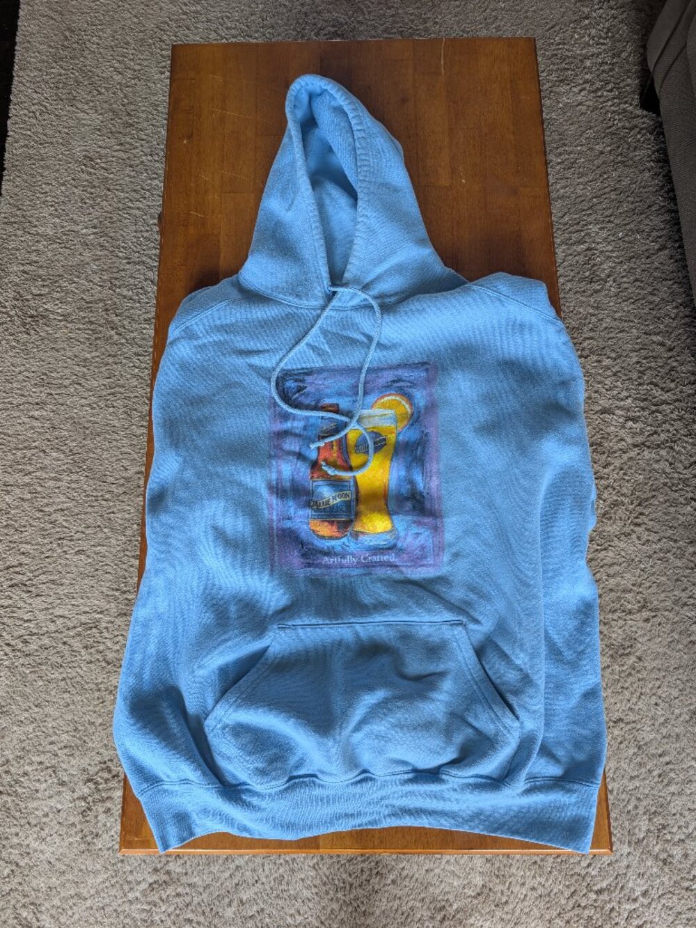 Blue Moon Brewing hoodie sweatshirt Mens 2XL